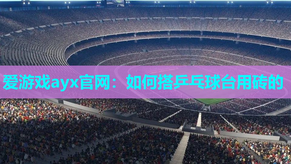 爱游戏ayx官网：如何搭乒乓球台用砖的