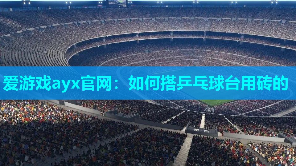 如何搭乒乓球台用砖的