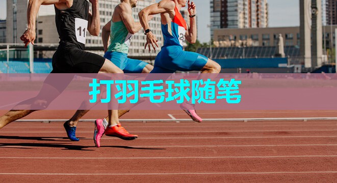 打羽毛球随笔