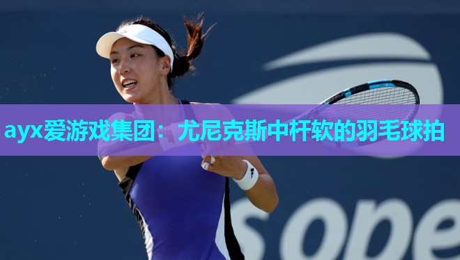 尤尼克斯中杆软的羽毛球拍